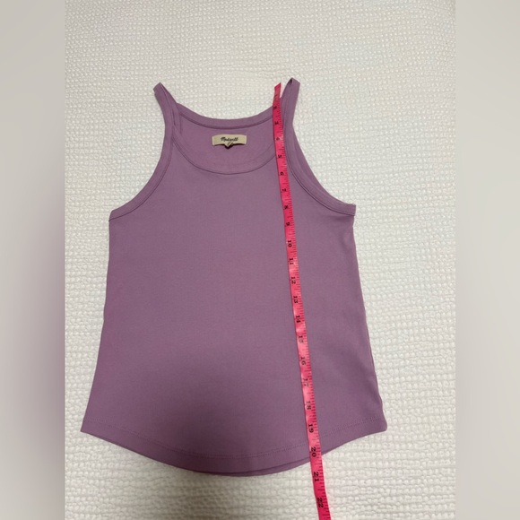 Madewell Supima Rib ‘90s Tank in Vibrant Lilac - Picture 5 of 9